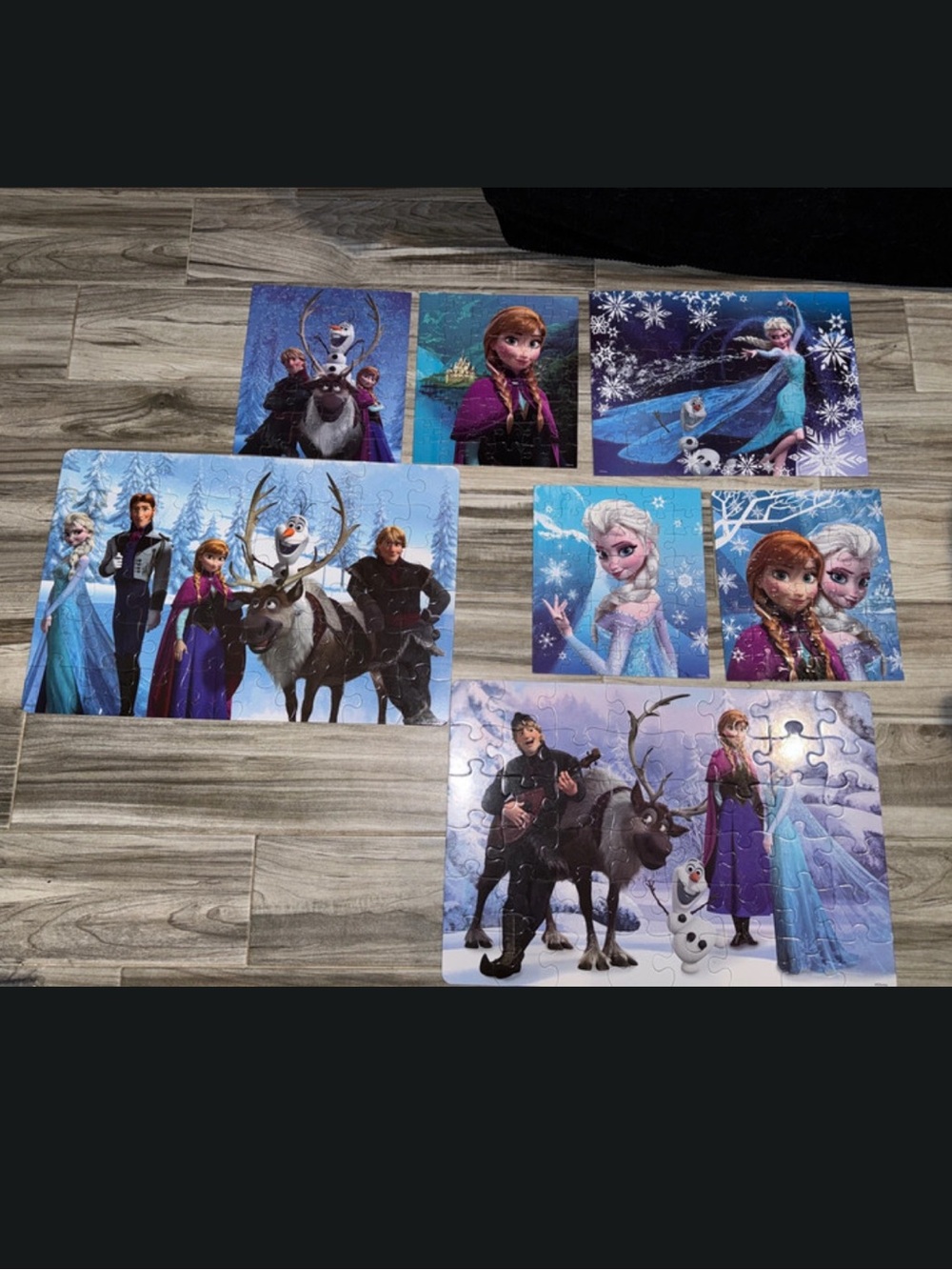Disney Frozen puzzles (7 sets of 48)